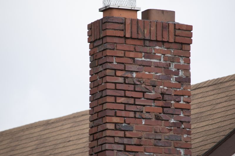 Chimney Exterior with Weather Damage